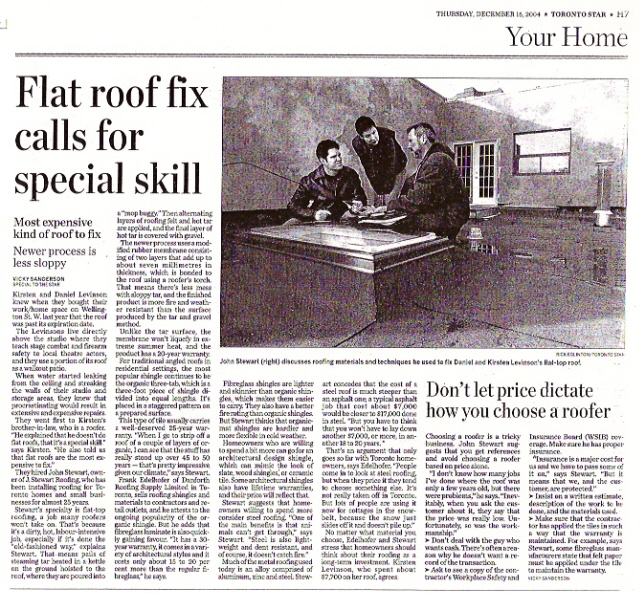 Toronto Star Article